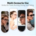 thumbnail image 2 of AI Smart Glasses with Real-Time Translation & Voice Assistant – Bluetooth Sunglasses with Noise-Cancelling Calls, Music, Touch Control, Photochromic Lenses, UV & Blue Light Protection-Tortoiseshell, 2 of 5