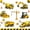 White Construction, variant on Erosebridal Construction Vehicle Twin Sheets, Excavator Bedding, White Construction 3pcs (1 Flat Sheet, 1 Fitted Sheet and 1 Pillowcase)
