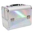 thumbnail image 3 of TISHITA Makeup Train Case Carry Handle Vanity Case for Makeup Tools Beauty Tool Home white, 3 of 8