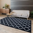 thumbnail image 2 of SUSSEXHOME Beatrice Collection 3'x5' Navy&White Area Rug, Extra Soft and Comfy Carpet, Area Rugs for Kitchen, Living Room Rug, Runner Rug, Indoor Rugs for Bedroom, Machine Rug, Area Rug, 2 of 7