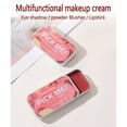 thumbnail image 3 of Rdeuod Three-in-one Blush Makeup,Cream Blush For Cheeks,Face Blush Eye Shadow Lip Gloss Three-in-one Blush Cream for Shadow Eyes Lips Cheek (B), 3 of 6