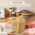 thumbnail image 6 of Homienly 40-Piece Wheat Straw Dinnerware Set, Service for 8, Round Plates, Bowls & Cups, Microwave & Dishwasher Safe, White, 6 of 8