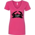thumbnail image 3 of Inktastic Crabby Pants Women's V-Neck T-Shirt, 3 of 5