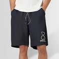 thumbnail image 2 of FUZHIQ Men's Cotton Casual Shorts Elastic Waistband Yoga Shorts Loose Summer Walking Shorts Sports with Pockets,XXXL, 2 of 5