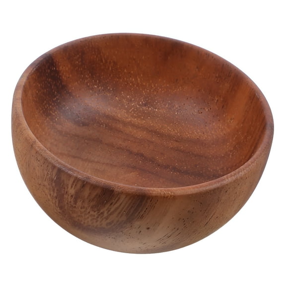LAMIRO 54Pcs Small Wood Bowl Acacia Wood for Appetizers and Candies Flat Bottom Minimalist Candy Bowl
