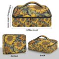 thumbnail image 3 of Iauyy Casserole Carrier for Hot Food Insulated Casserole Travel Carry Bag with Lid Food Warmer Bag for Party/Picnic,Drawn with Black Ink Lines, 3 of 7