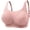 Pink, variant on Nilvkv Plus Size Bras, Minimizer Bras for Women, Plus Size Wireless Thin Push Up Comfort Shaping Mature Maternity Anti Sag Intimate Beige 36BC