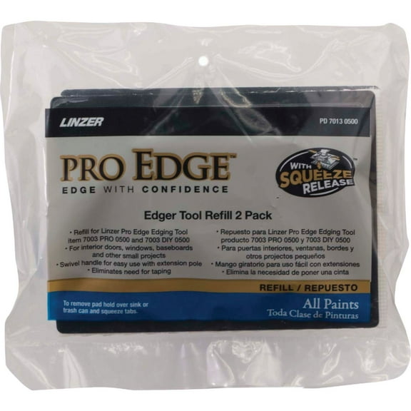 Linzer Products Pd70130500 5 Pro Edge Paint Pad Edger Refills 2 Count
