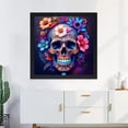 thumbnail image 6 of 1000 Pieces Skull Woman Jigsaw Puzzles - Horror Woman and Flower Design, Paper Puzzle for Family Fun & Brain Challenge, for Holidays & Halloween, 6 of 6