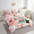 thumbnail image 3 of Homewish Vintage Nutcracker Soldier 7-Piece Bedding Comforter Set,Merry Christmas King Bedding Sets,Pink Ballet Dance Lovers Bed Sheets For Girls Teens,Ultra Soft Home Decor Reversible, 3 of 8