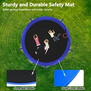 14FT Trampoline, 1320LBS Kids Trampoline with Basketball Hoop, Outdoor Adult Trampoline w/Enclosure Net & Heavy-duty Supports