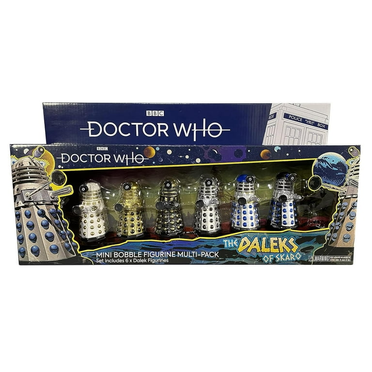 Doctor Who The Daleks of Skaro Mini Bobble Figurine Multi
