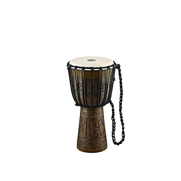 Meinl Percussion Djembe Afinado Tambor De Mano Círculo Instrumento Tallado Caoba Headliner Series - No Fabricado En China - Cuerdas De Tejido Africano Mali 2 Años De (Hdj17-M)
