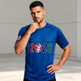 thumbnail image 2 of 2026 Usa Soccer Mens Shirts Short Sleeve Casual Crewneck Pullover Summer Tops Soccer Shirt for Men Indoor Outdoor Activities Daily Wear, 2 of 4