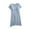 Blue, variant on Joau Womens 3 in 1 Labor/Delivery/Hospital Gown Short Sleeve V Neck Maternity Dress for Breastfeeding Nursing Nightgown Sleepwear Pregnant Postpartum Clothes
