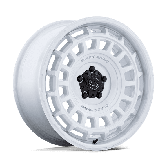 20x8.5 Black Rhino BR024 Awol Gloss White Wheel 5x120 (25mm)