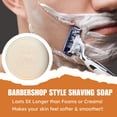 thumbnail image 2 of GENTS 97% Bay Rum All-Natural Shave Soap Made with Shea Butter Coconut Oil, Avocado Oil, 2 of 8