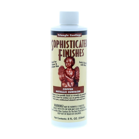 Sophisticated Finishes Instant Antiquity Metallic Surfacing Solution, 8 oz., Copper Topper