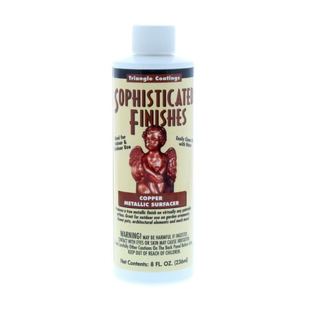 UPC: 0035711100565 | Sophisticated Finishes Instant Antiquity Metallic Surfacing Solution 8 oz. Copper Topper