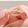 thumbnail image 4 of vylahjewellery Expensive August Born Birthstone Anniversary Gift Ring Round Cut Moissanite Diamond Engagement Ring 18K White Gold Proposal Promise Ring for Women, 4 of 5