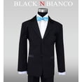 thumbnail image 2 of Boys Tuxedos in Black with Baby Blue Bow Tie, 2 of 4