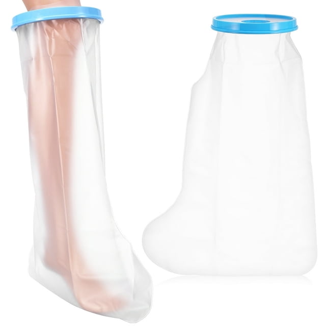 SUTENGDA Water-resistant Foot Cover Waterproof Shower Shield Cast Protector Covers for Care Aldult