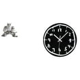 thumbnail image 1 of Figuras de búho,Figuras de búho,animales artificiales,artesanías,decoración del hogar,Figura en miniatura de búho moderna para dormitorio,Reloj de pared,Reloj de pared silencioso y, 1 of 8