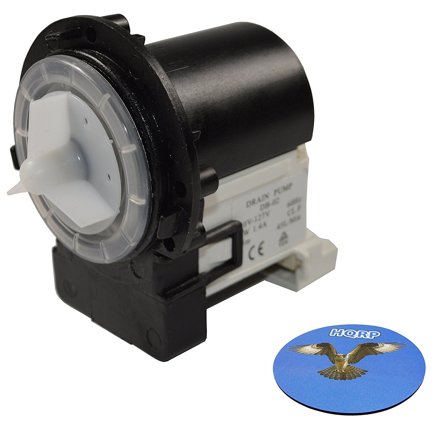 HQRP Drain Pump for LG WM3470HWA WM3550HVCA WM3570HVA WM3670HVA
