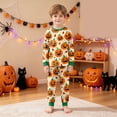 thumbnail image 5 of Toddler Girls Boys Halloween Pumpkin Pajamas Cotton Pjs for Boy Jammies Little Kids Sleepwear Clothes Sets, 5 of 8