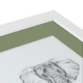 thumbnail image 4 of ArtToFrames 12x14 Matted Picture Frame with 8x10 Single Mat Photo Opening Framed in 1.25 Satin White Frame and 2 Basil Mat (FWM-3966-12x14), 4 of 8