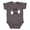 Charcoal, variant on Little Boo Baby Onesie, Cute Halloween Ghost Bodysuit, Infant Shirt for Baby Girl, Spooky Baby Shower Gift