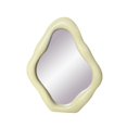 thumbnail image 3 of Espejo de maquillaje para colgar en la pared, espejo de tocador para mesa, regalo para niña, espejo cosmético para dormitorio, tocador para encimera Amarillo, 3 of 9