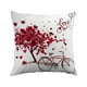thumbnail image 2 of Funda de almohada para San Valentín, funda de cojín con estampado de corazones a rayas, funda de almohada decorativa para dormitorio, funda de almohada estampada de poliéster, 2 of 6