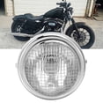 thumbnail image 1 of Phare de Grill de Moto 55W Style Vintage Faisceau Haut Bas Halogène Électroplaqué pour Moto Rétro, 1 of 7