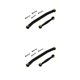 thumbnail image 1 of Ounissouiy Enlaces de la barra de dirección Lazos Accesorios de modelo de simulación de sujeción más fuertes No es fácil de deformar Reemplazo para Type2 NO2 Ounissouiy CBP219850, 1 of 5