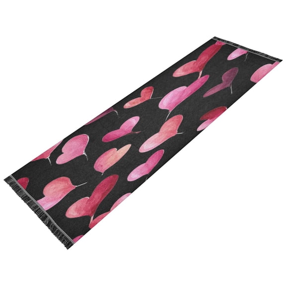 Vintage Modern Runner Rug,Non Slip Machine Washable 72"x23.5" Polyester Material Pet-Friendly Durable,Applicable to Entryway Rug Living Room Rug Illustrated Balloon