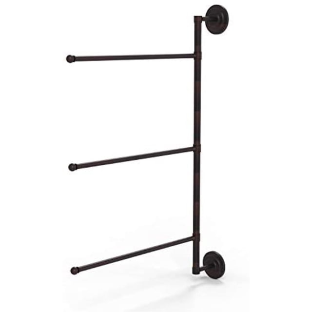 Prestige Que New Collection 3 Swing Arm Vertical 28 Inch Towel Bar - PQN-27/3/16/28-VB