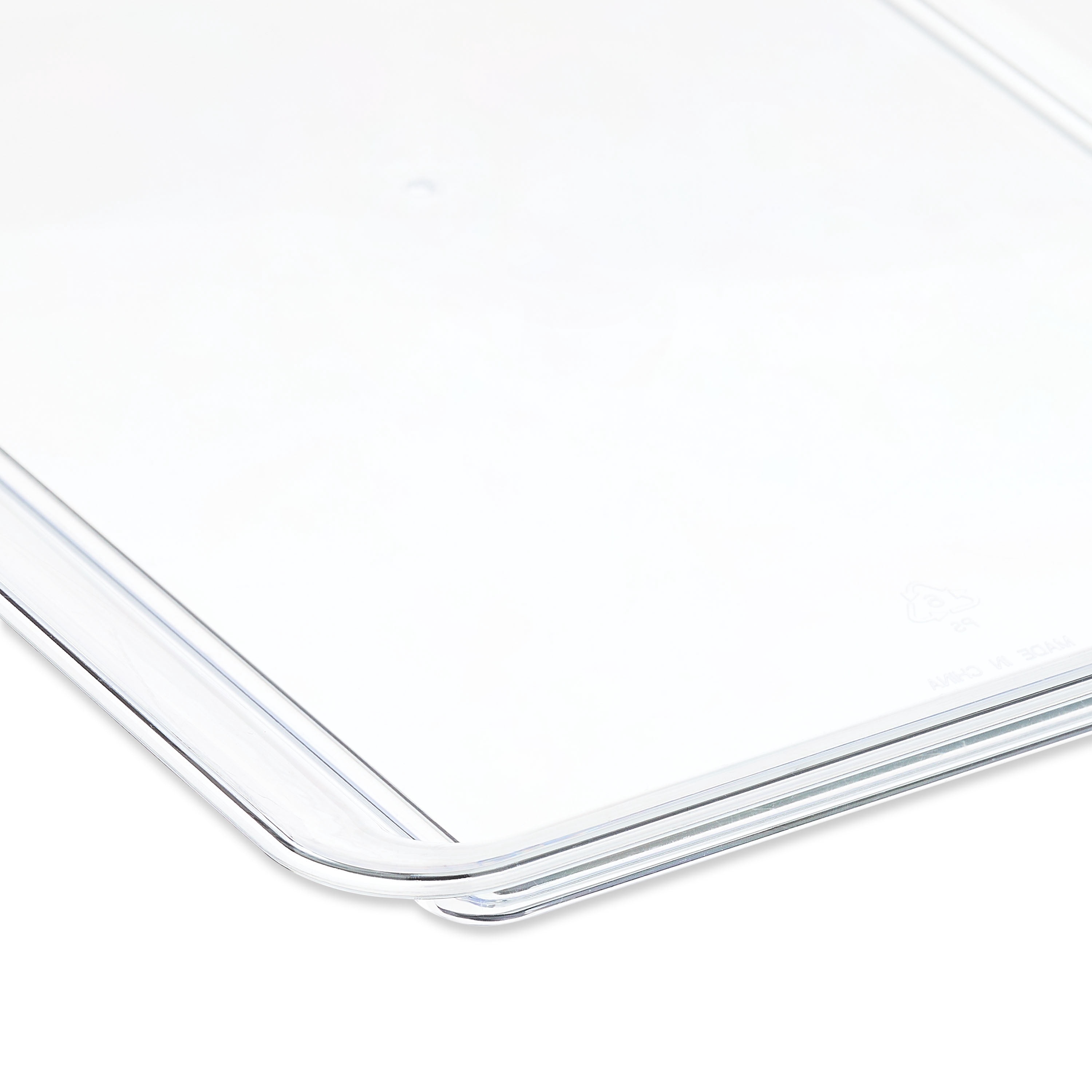 (2 pack) Clear Rectangular Plastic Food Tray, 18", by Way To Celebrate
