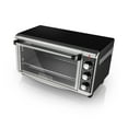 BLACK+DECKER 8Slice ExtraWide Stainless Steel/Black Convection