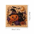 thumbnail image 2 of Fall Diamond Art, Halloween Witch Crucible Pearl Art DIY Kit, Spooky Cute 3D Diamond Painting Crafts for Adults, DIY Fall Home Decor Wall Art, Beginner DIY Seasonal Party Gift, 7.87in, 2 of 5