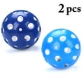 thumbnail image 2 of 2PCS Cat Toy Ball Plastic Bell Design Pet Playing Ball Kitten Toy for Christmas, 2 of 10