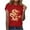 Red, variant on LYXSSBYX Tshirts Shirts for Women New Year Dragon Printed Short Sleeved Casual Loose Top Short Sleeved Round Neck Top/shirt