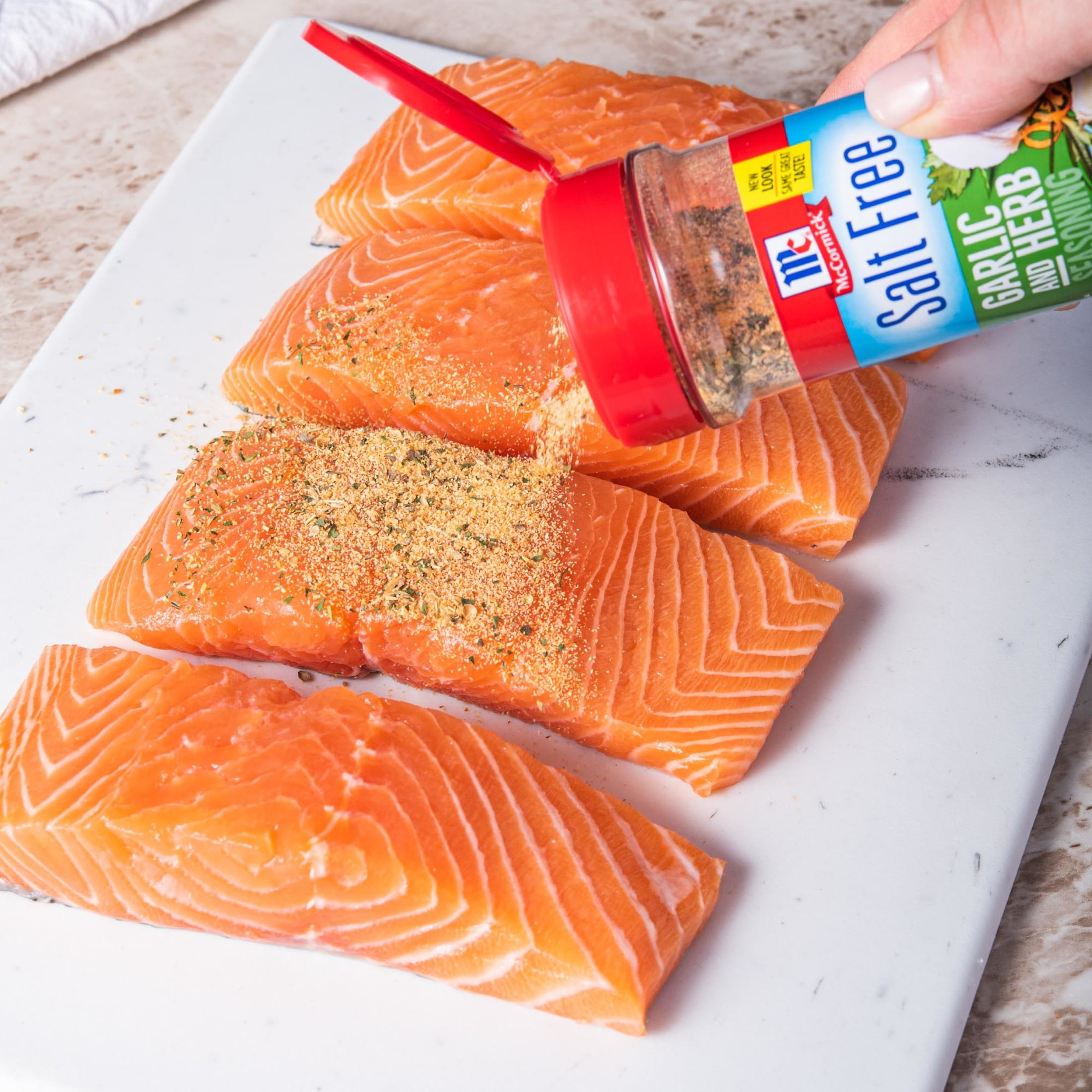 (3 pack) McCormick Seasoning, Salt Free Garlic and Herb, 4.37 oz Bottle