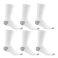 thumbnail image 2 of 3-24 Pairs Men Solid Sports Athletic Work Plain Crew Cotton Socks 10-13, 9-11, 2 of 4