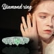 thumbnail image 1 of Fiudx Anillo de Moda, Elegante Diseño de Corazón con Diamantes, Elegante Joyería de Aleación, Opciones de Colores Vibrantes, Propuesta de Matrimonio, Perfecto para Damas, Viene En Empaque Opp., 1 of 3