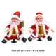thumbnail image 4 of Bewildely Juguete Musical de Papá Noel de Navidad, tela rotativa portátil con batería, decoración decorativa con temática de Navidad, regalo Kits de decoración para fiestas sin bolsa, 4 of 6