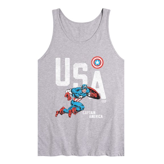 Captain America - USA - Men's Sleeveless Graphic Tank