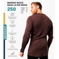 thumbnail image 2 of 𝗕𝗥𝗘𝗔𝗧𝗛𝗔𝗕𝗟𝗘 Merino.tech Men’s Midweight Merino Wool Thermal Long Sleeve Shirt with Hiking Socks, 2 of 8