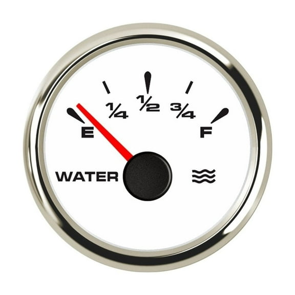 0-190ohm Water Level Gauge E-F Car Water Tank Level Gauge Indicator For Auto Truck Marine Car Meter 240-33ohm 52MM Gauge ,High Precision