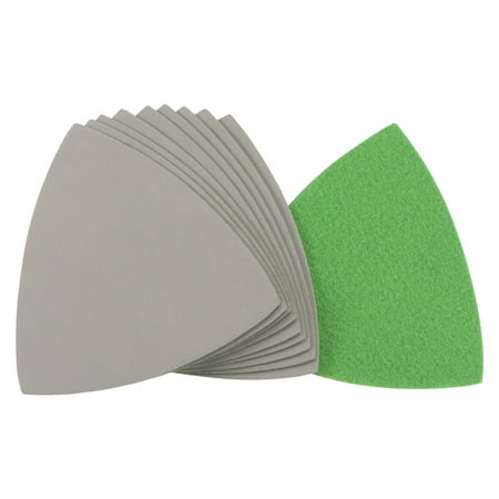 

Triangular Sandpaper Hook and Loop Fit 3-1/2 Oscillating Multi-Tool Silicon Carbide for Wet/Dry 3000 Grit 10pcs